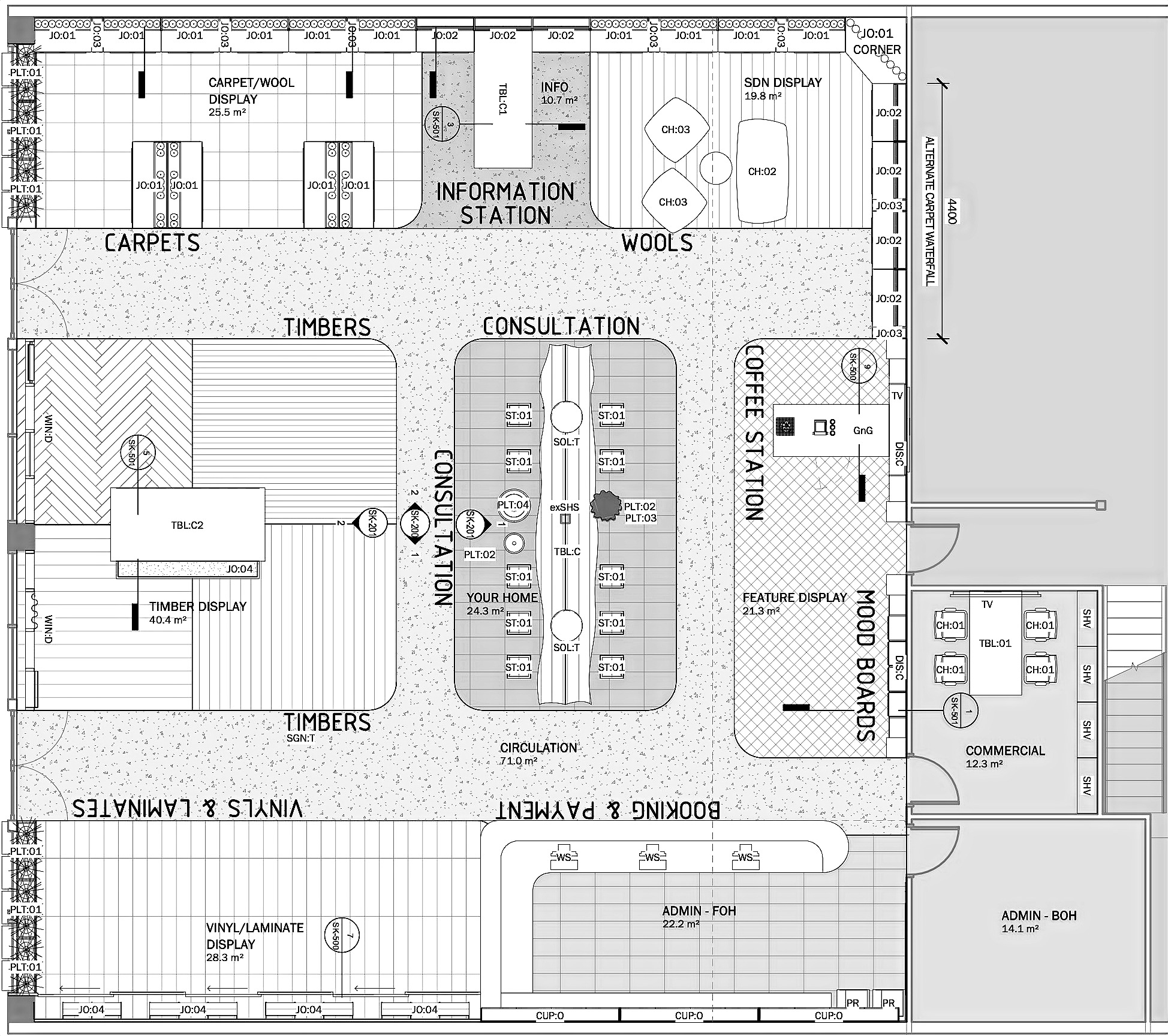Andersens Flooring — floorplan