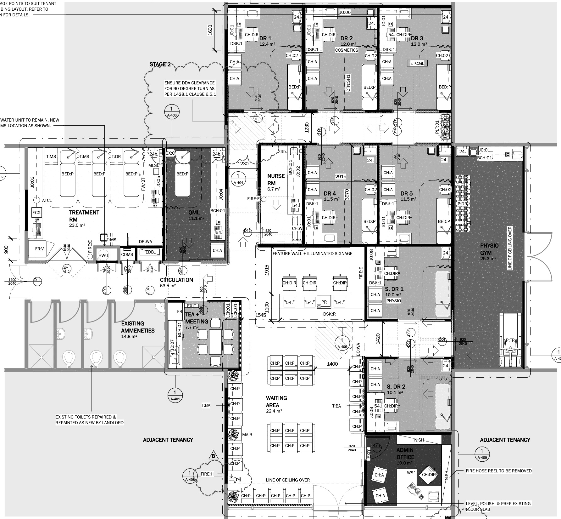 Metro Medical Centre — floorplan