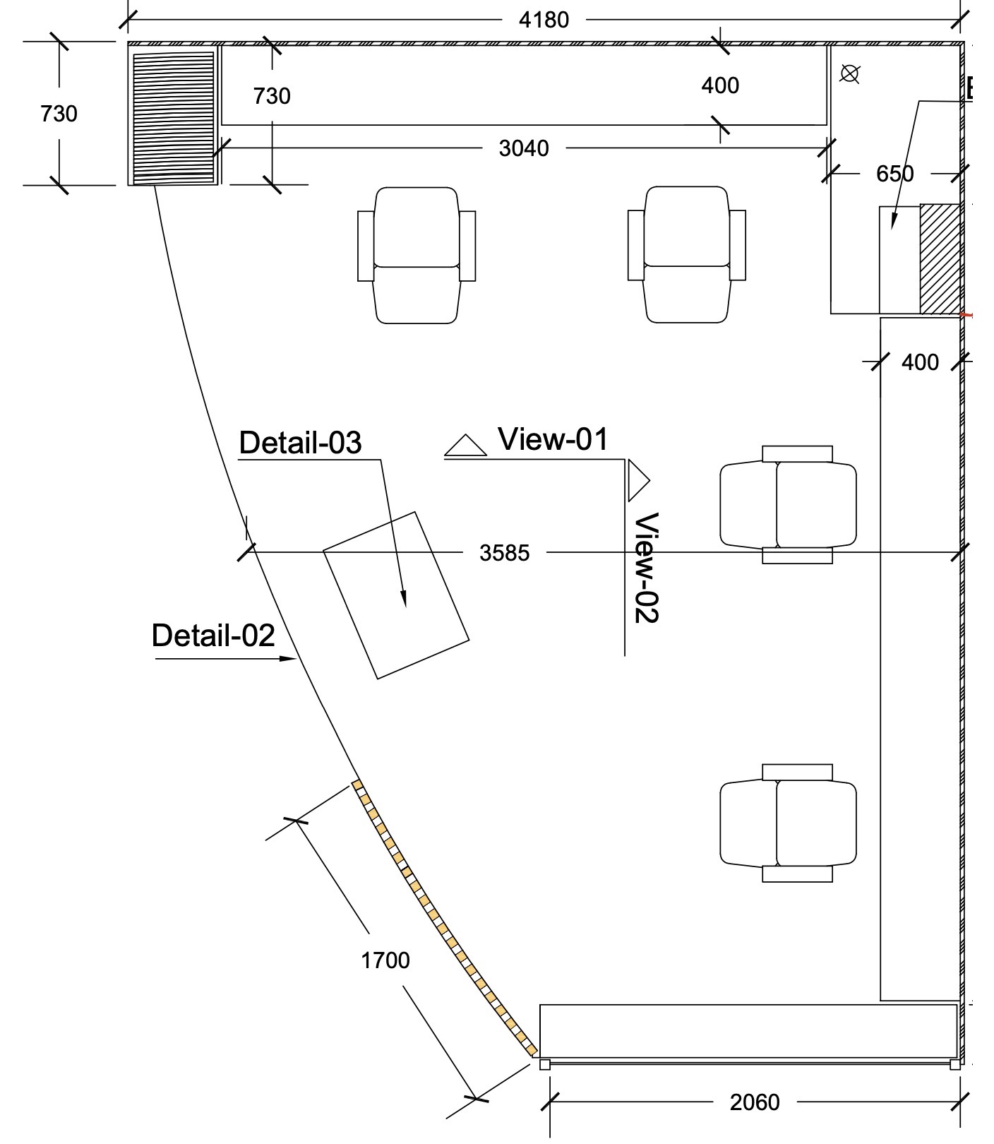 Mister Cuts — floorplan